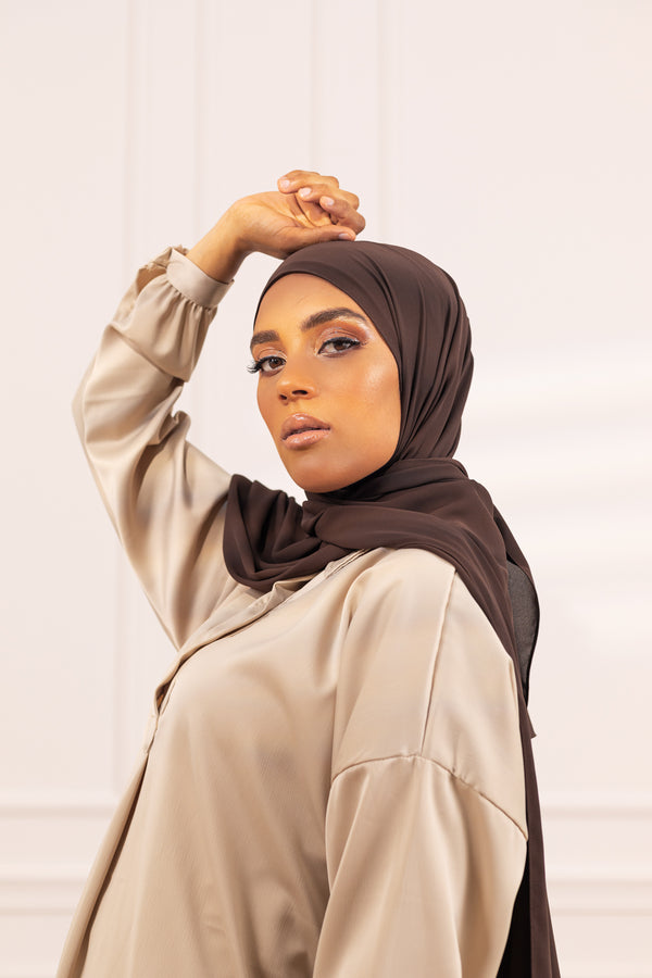 Hijab Le Soyeux - Chocolat