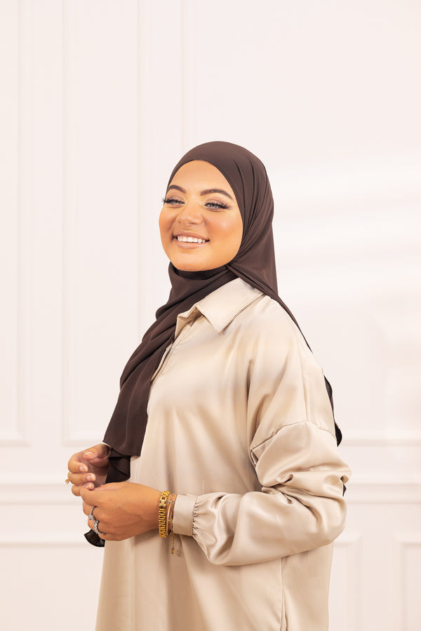 Hijab Le Soyeux - Chocolat