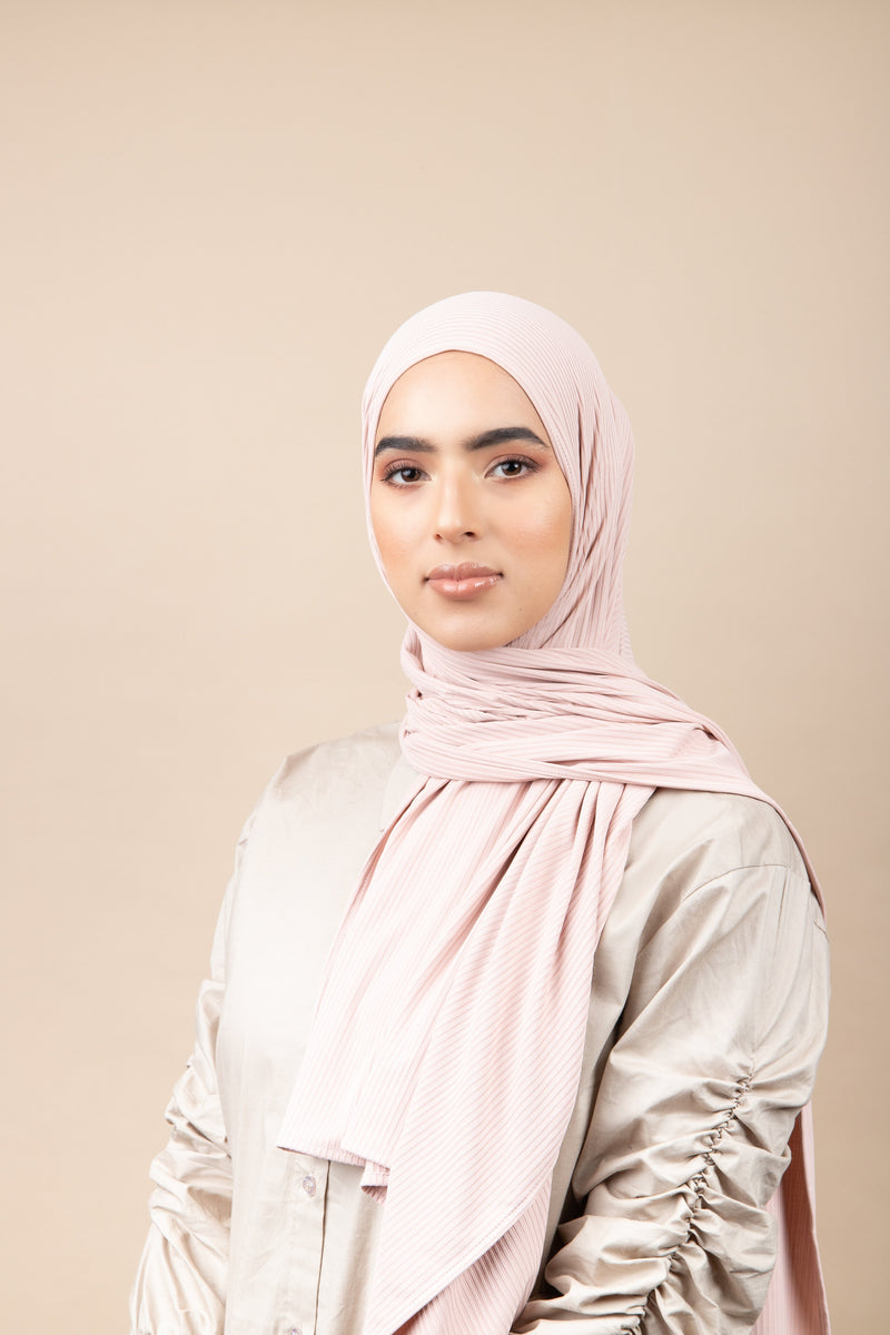 Hijab jersey c tel Rose poudr Faz elle