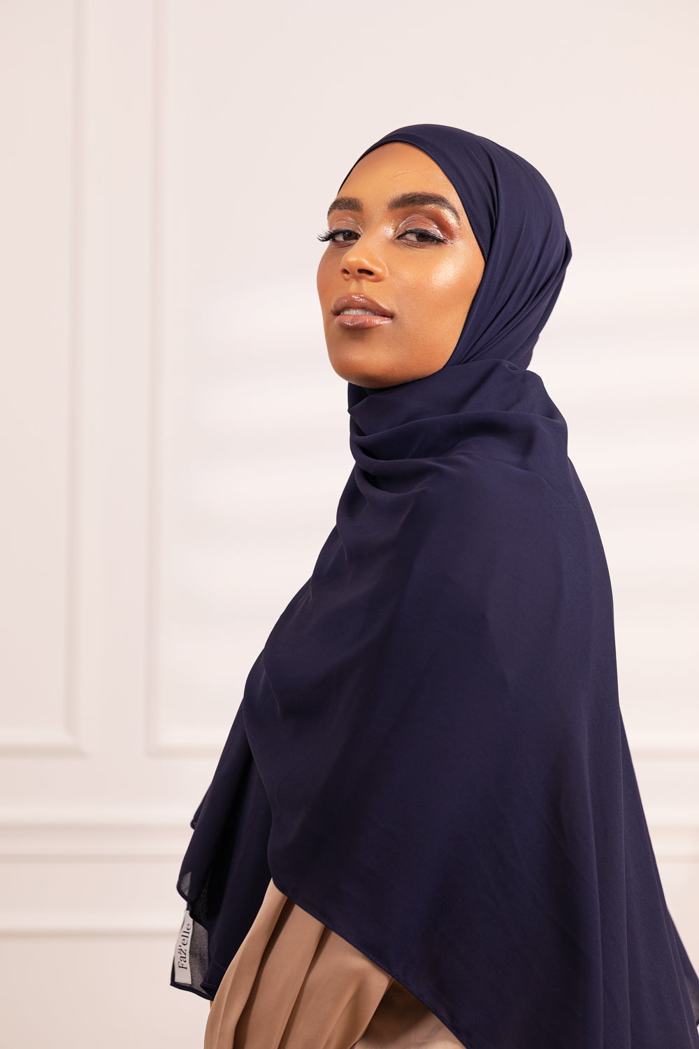 Hijab Le Soyeux Bleu nuit Faz elle